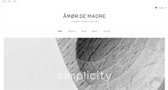 Desktop Screenshot of amordemadre.com