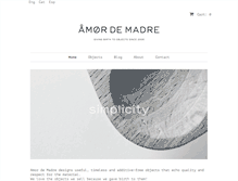 Tablet Screenshot of amordemadre.com